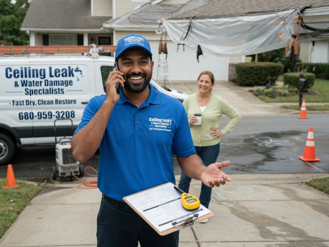 Ceiling Leak Cleanup Hainesport, NJ FAQs